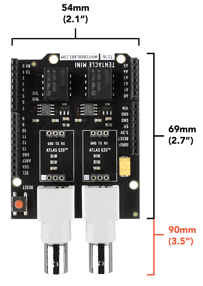 Atlas Scientific Whitebox Labs Tentacle Shield Mini