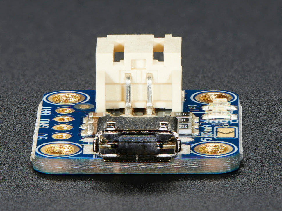 Adafruit Micro Lipo w-MicroUSB Jack - USB LiIon-LiPoly charger - v1