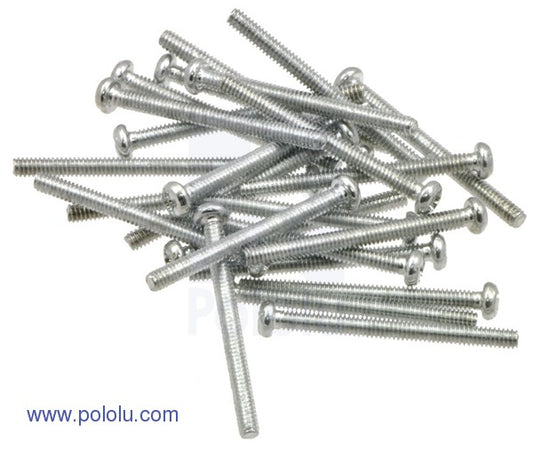 Machine Screw: #2-56, 1" Length, Phillips (25-pack)