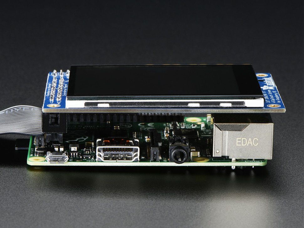 PiTFT 2.8" TFT 320x240 + Capacitive Touchscreen