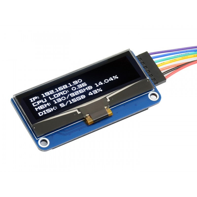 128×32, 2.23inch OLED display HAT for Raspberry Pi