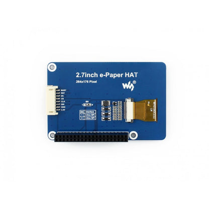 264x176, 2.7inch E-Ink display HAT for Raspberry Pi, three-color