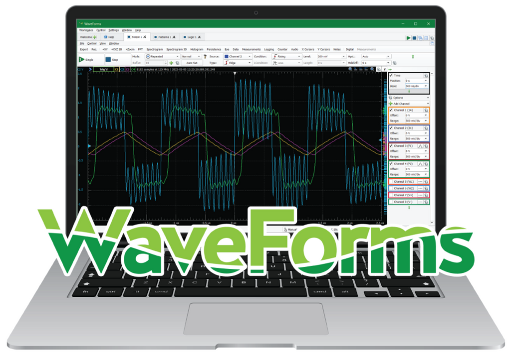Analog Discovery 3 - USB Oscilloscope and Logic Analyzer