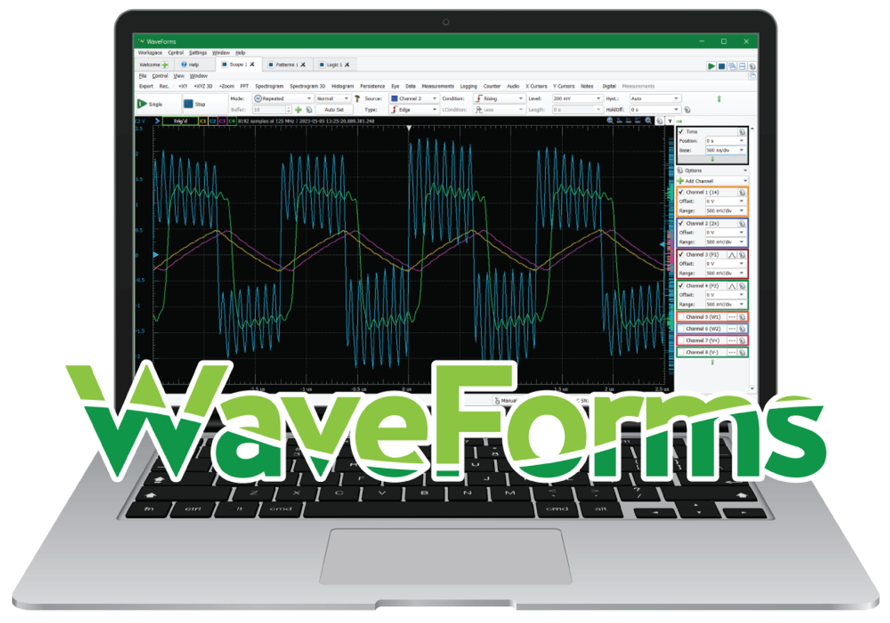 Analog Discovery 3 - USB Oscilloscope and Logic Analyzer
