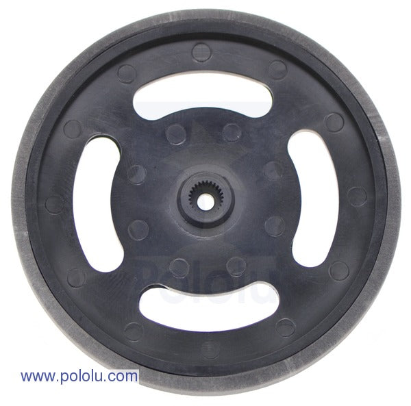 2-5/8" Plastic Black Wheel Futaba Servo Hub