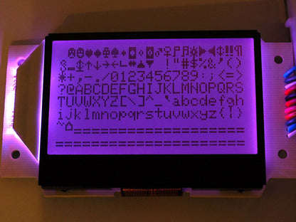 Graphic ST7565 Positive LCD (128x64) with RGB backlight + extras - ST7565