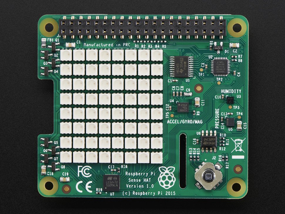 Raspberry Pi Sense HAT - For the Pi 3 / 2 / B+ / A+