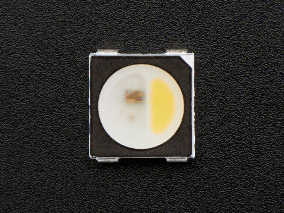 NeoPixel RGBW LEDs w/ Integrated Driver Chip - Natural White - ~4500K - Black Casing - 10 Pack