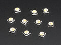 NeoPixel RGBW LEDs w/ Integrated Driver Chip - Natural White - ~4500K - Black Casing - 10 Pack