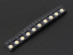 NeoPixel RGBW LEDs w/ Integrated Driver Chip - Natural White - ~4500K - Black Casing - 10 Pack