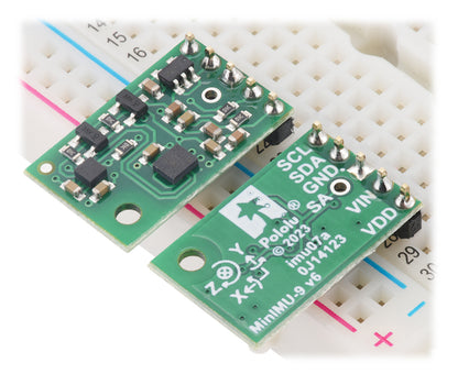 MinIMU-9 v6 Gyro, Accelerometer, and Compass (LSM6DSO and LIS3MDL Carrier)