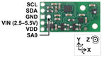 AltIMU-10 v6 Gyro, Accelerometer, Compass, and Altimeter (LSM6DSO, LIS3MDL, and LPS22DF Carrier)