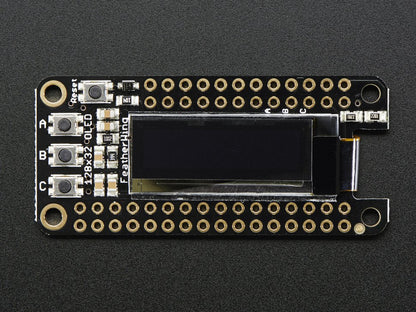 FeatherWing OLED - 128x32 OLED Add-on For All Feather Boards