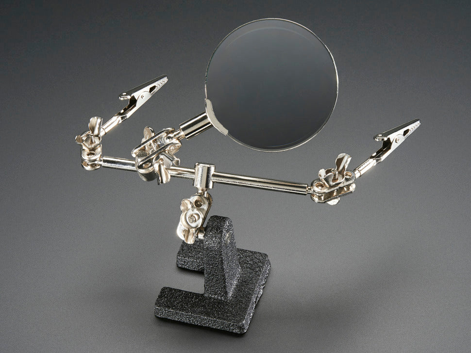 Helping Third Hand Magnifier W/Magnifying Glass Tool - MZ101