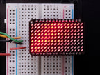 Adafruit LED Charlieplexed Matrix - 9x16 LEDs - Red