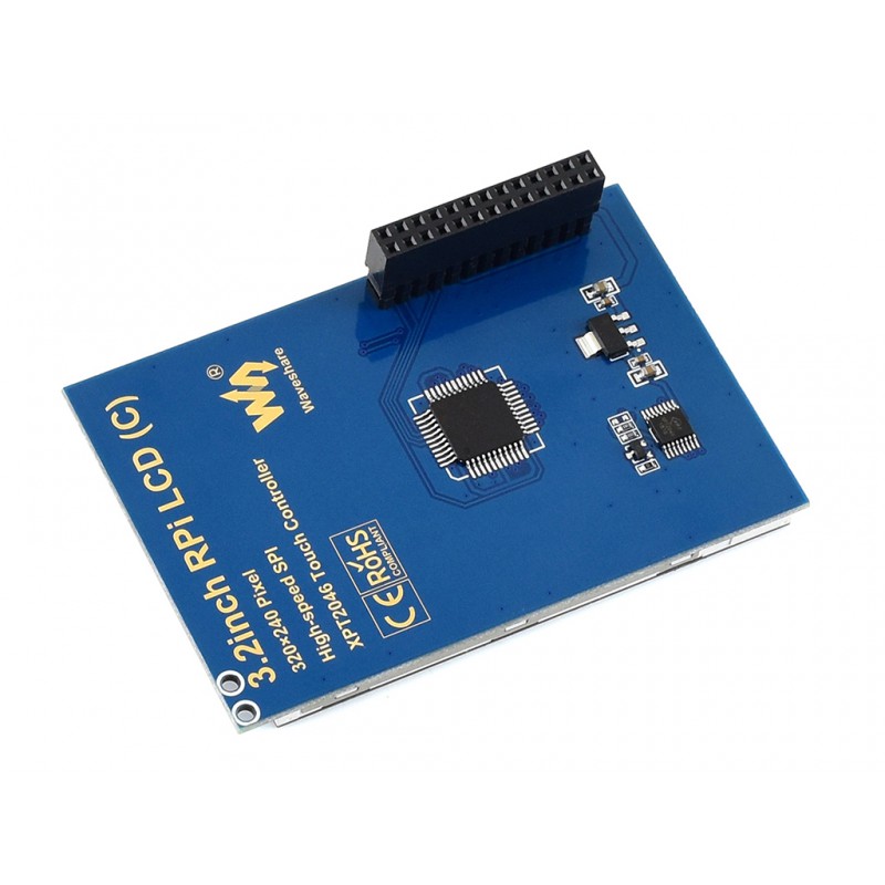 3.2inch RPi LCD (C), 320x240, 125MHz High-Speed SPI