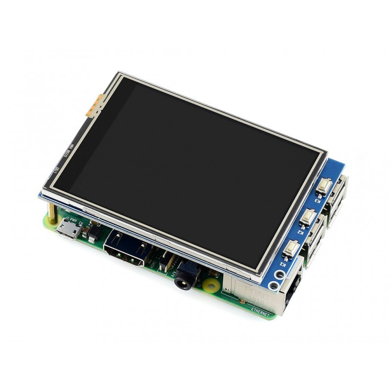 3.2inch RPi LCD (C), 320x240, 125MHz High-Speed SPI