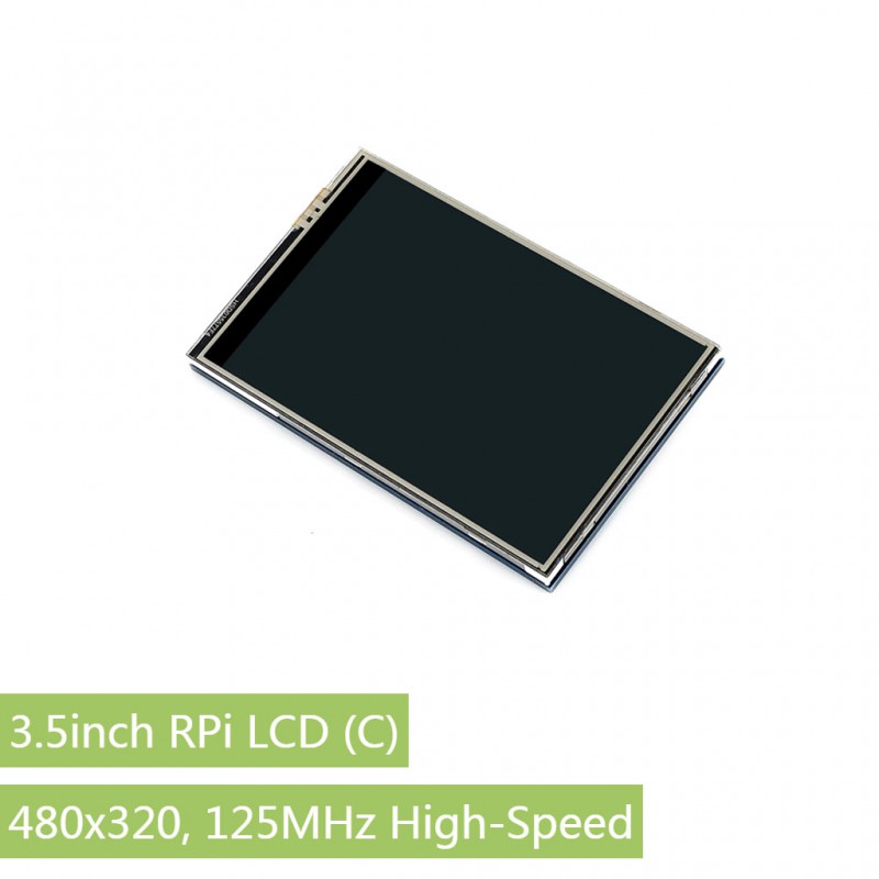 3.5inch RPi LCD (C), 480x320, 125MHz High-Speed SPI