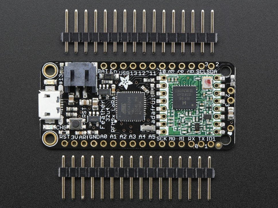 Adafruit Feather 32u4 RFM96 LoRa Radio - 433MHz