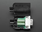 DE-9 (DB-9) Male Plug to Terminal Block Breakout