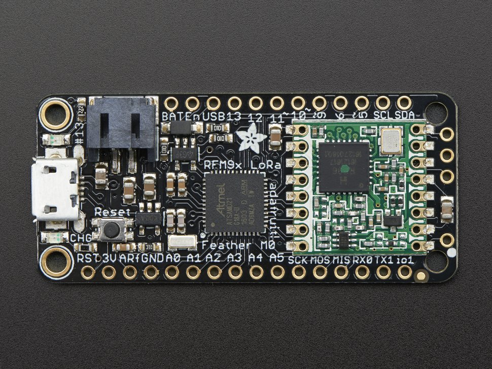 Adafruit Feather M0 with RFM95 LoRa Radio - 900MHz - RadioFruit