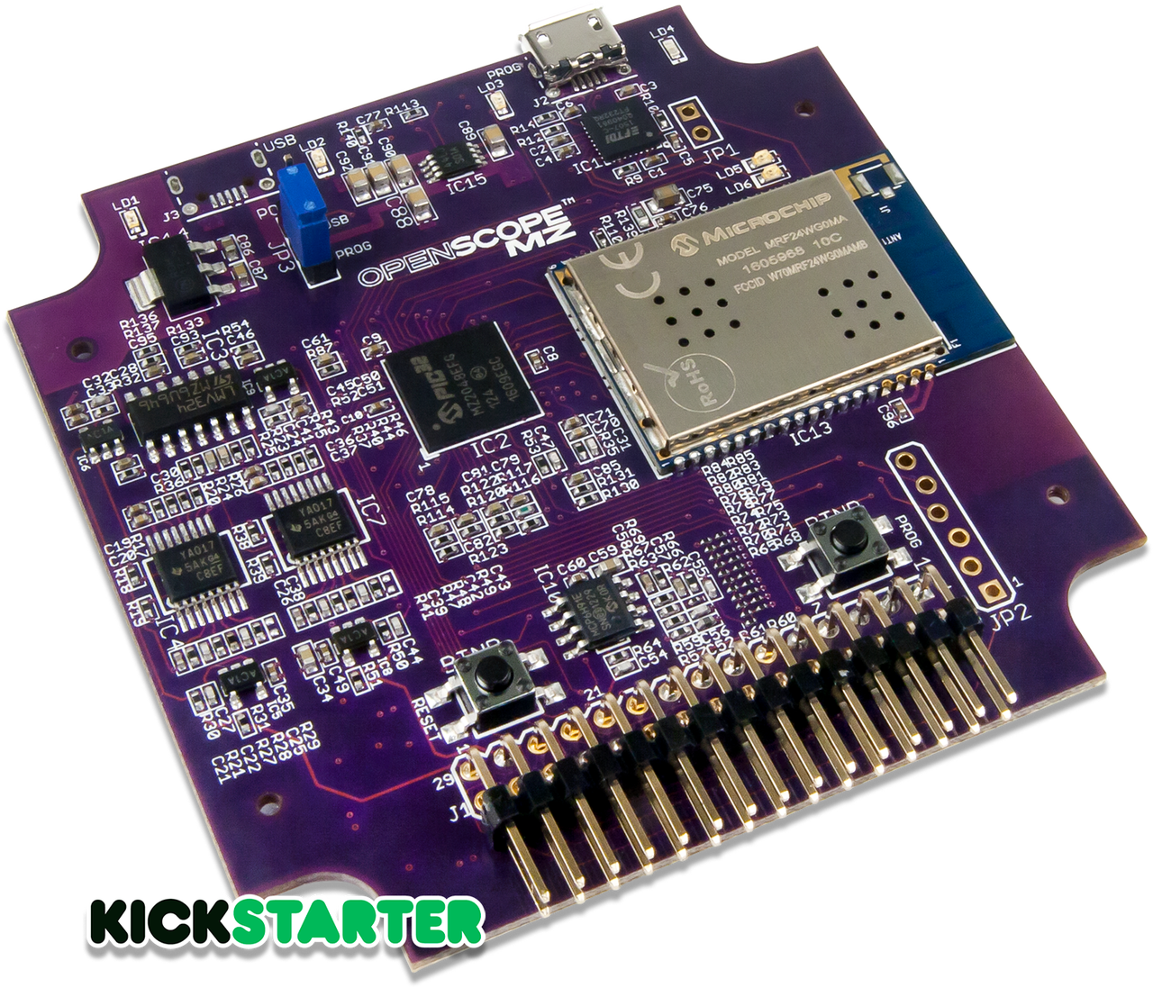 OpenScope MZ Add OpenScope Accessory Kit: Open-source All-in-one Instrumentation