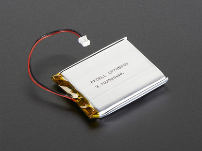Lithium Ion Polymer Battery - 3.7v 2500mAh