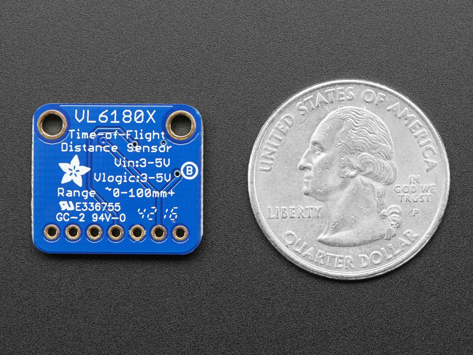 Adafruit VL6180X Time of Flight Distance Ranging Sensor (VL6180)