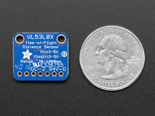 Adafruit VL53L0X Time of Flight Distance Sensor - ~30 to 1000mm