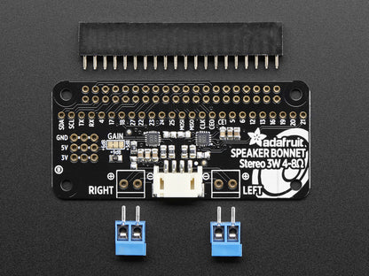 Adafruit I2S 3W Stereo Speaker Bonnet for Raspberry Pi - Mini Kit