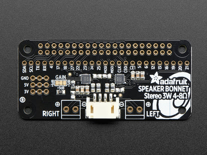 Adafruit I2S 3W Stereo Speaker Bonnet for Raspberry Pi - Mini Kit