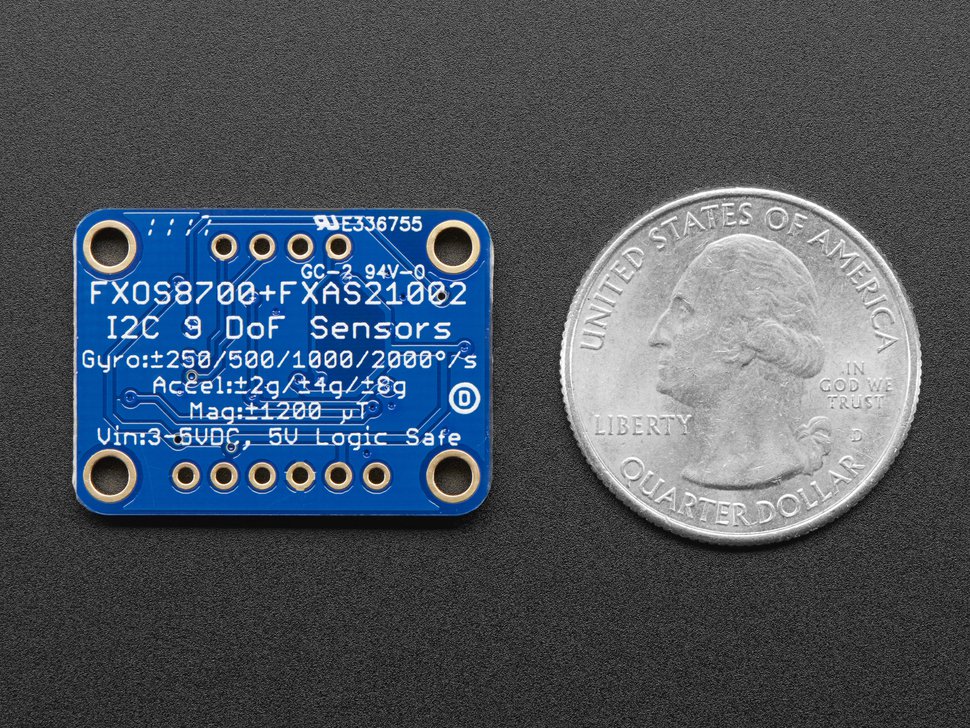 Adafruit Precision NXP 9-DOF Breakout Board - FXOS8700 + FXAS21002