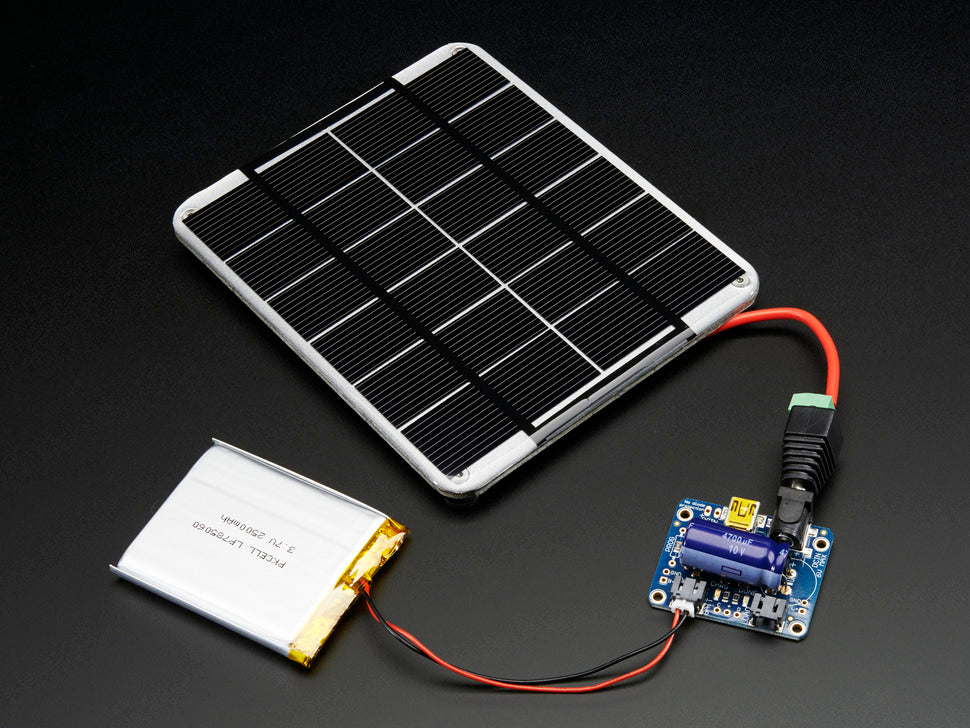 USB / DC / Solar Lithium Ion/Polymer charger - v2