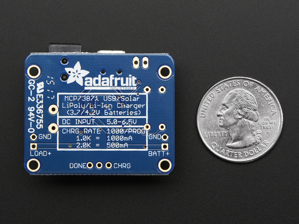 USB / DC / Solar Lithium Ion/Polymer charger - v2