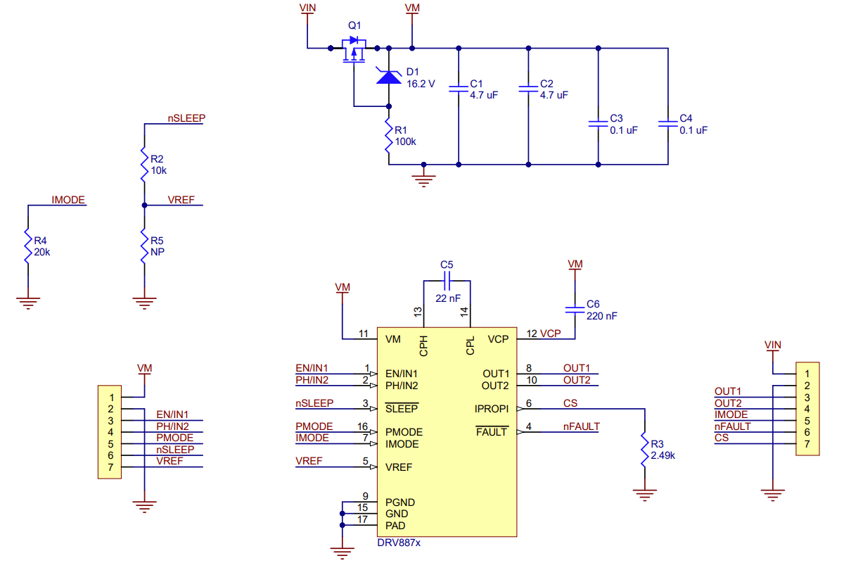 DRV8876 Single Brushed DC Motor Driver Carrier