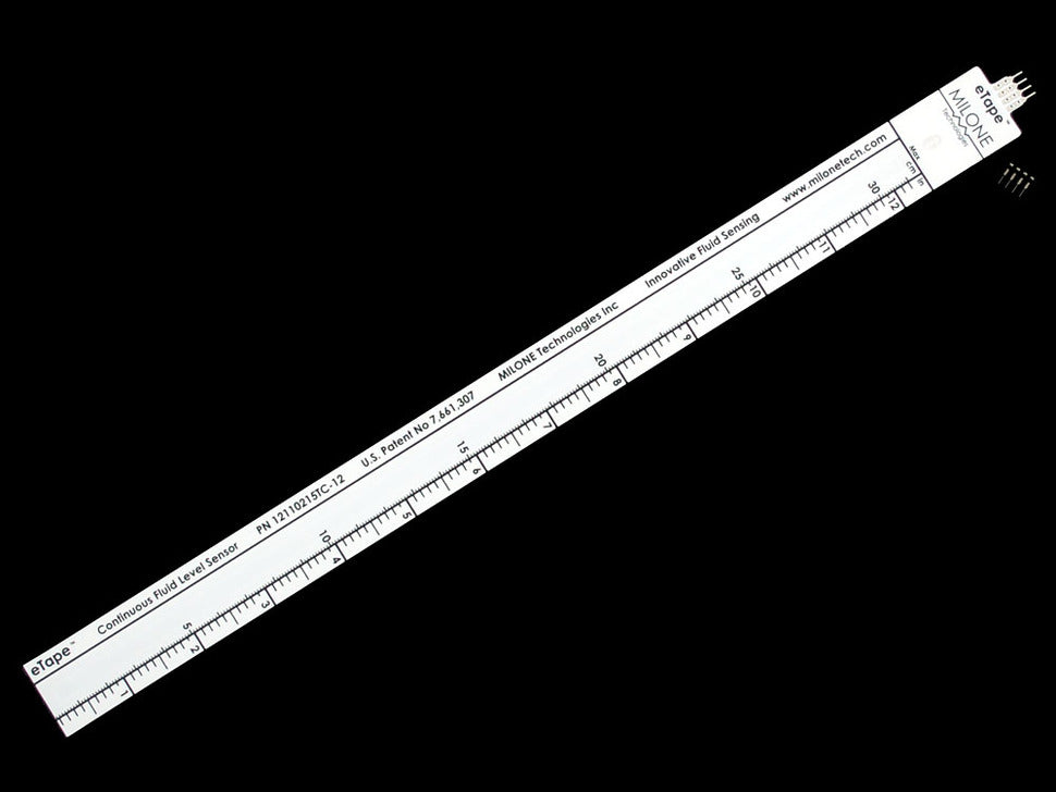 12" eTape Liquid Level Sensor + Extras
