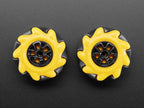 Left & Right Mecanum Wheel Pair - 48mm Diameter - TT Motor or Cross Axle (2-pack)