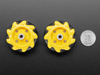 Left & Right Mecanum Wheel Pair - 48mm Diameter - TT Motor or Cross Axle (2-pack)