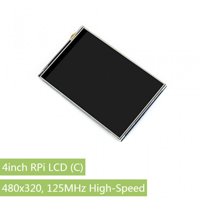 4inch RPi LCD (C), 480x320, 125MHz High-Speed SPI
