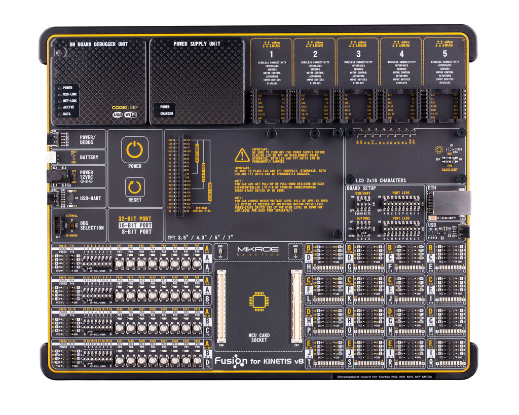 Fusion for KINETIS v8 + MCU CARD for Kinetis MK64FN1M0VDC12