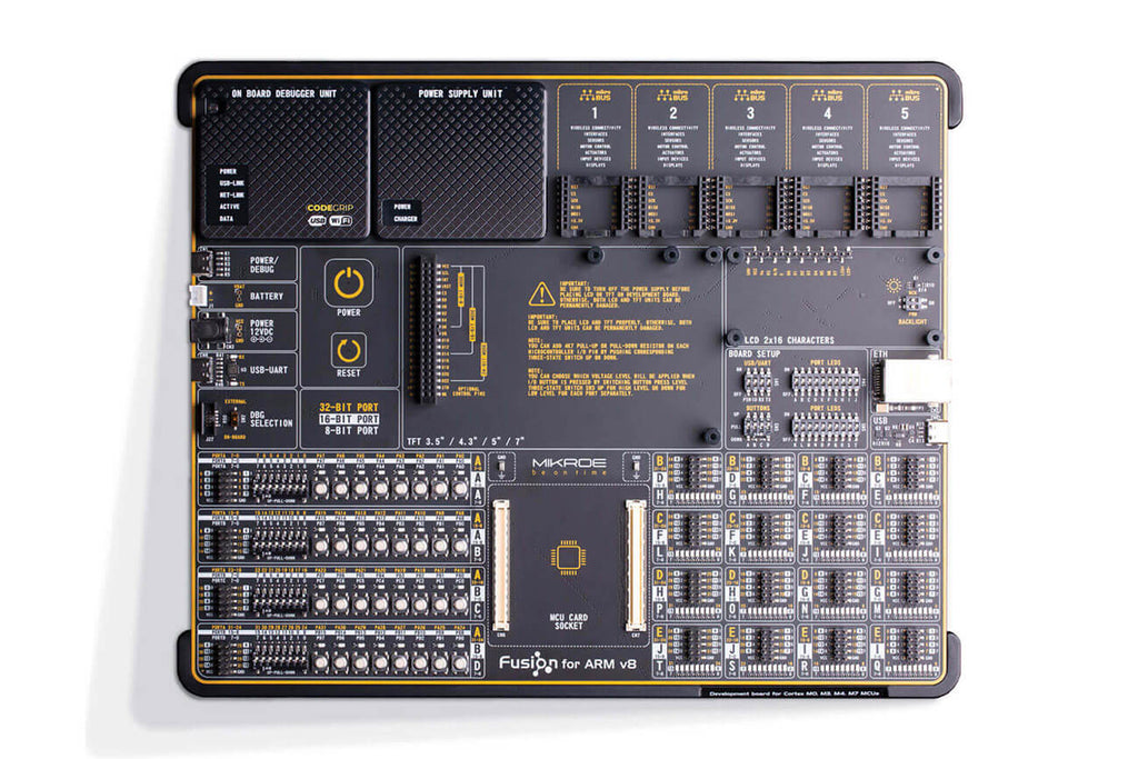 Fusion for ARM v8 + MCU CARD for STM32 STM32F407ZG