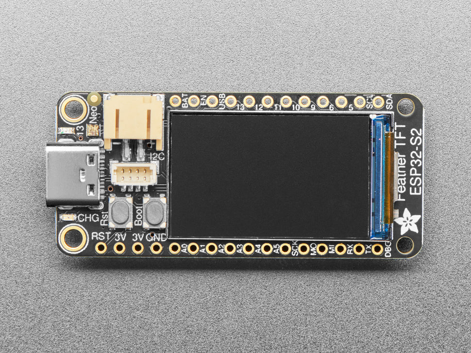 Adafruit ESP32-S2 TFT Feather - 4MB Flash, 2MB PSRAM, STEMMA QT