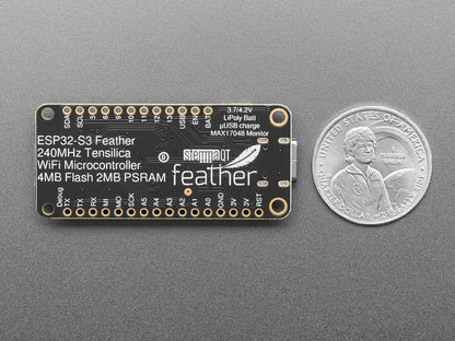 Adafruit ESP32-S3 Feather with 4MB Flash 2MB PSRAM - STEMMA QT / Qwiic