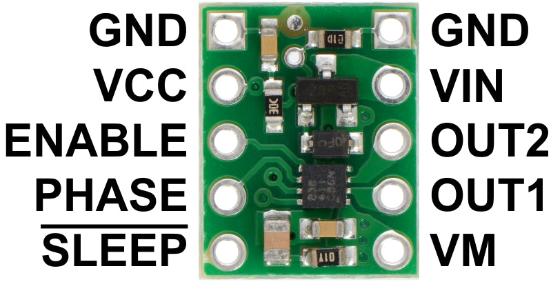 DRV8838 Single Brushed DC Motor Driver Carrier