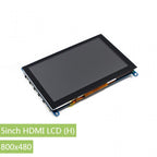5inch HDMI LCD (H), 800x480, supports various systems, capacitive touch
