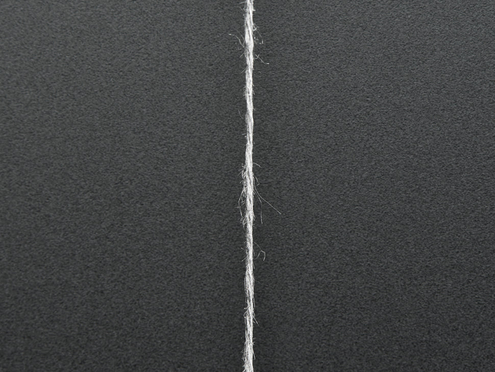 Stainless Thin Conductive Yarn / Thick Conductive Thread - 35 ft