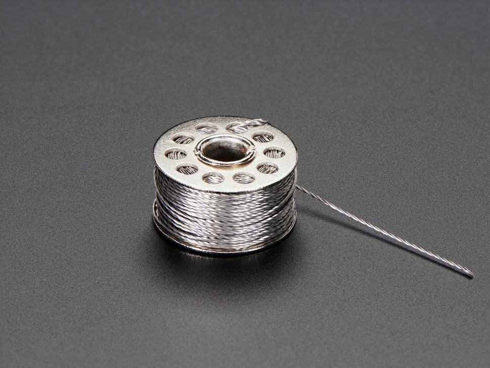 Stainless Medium Conductive Thread - 3 ply - 18 meter/60 ft – MGSL