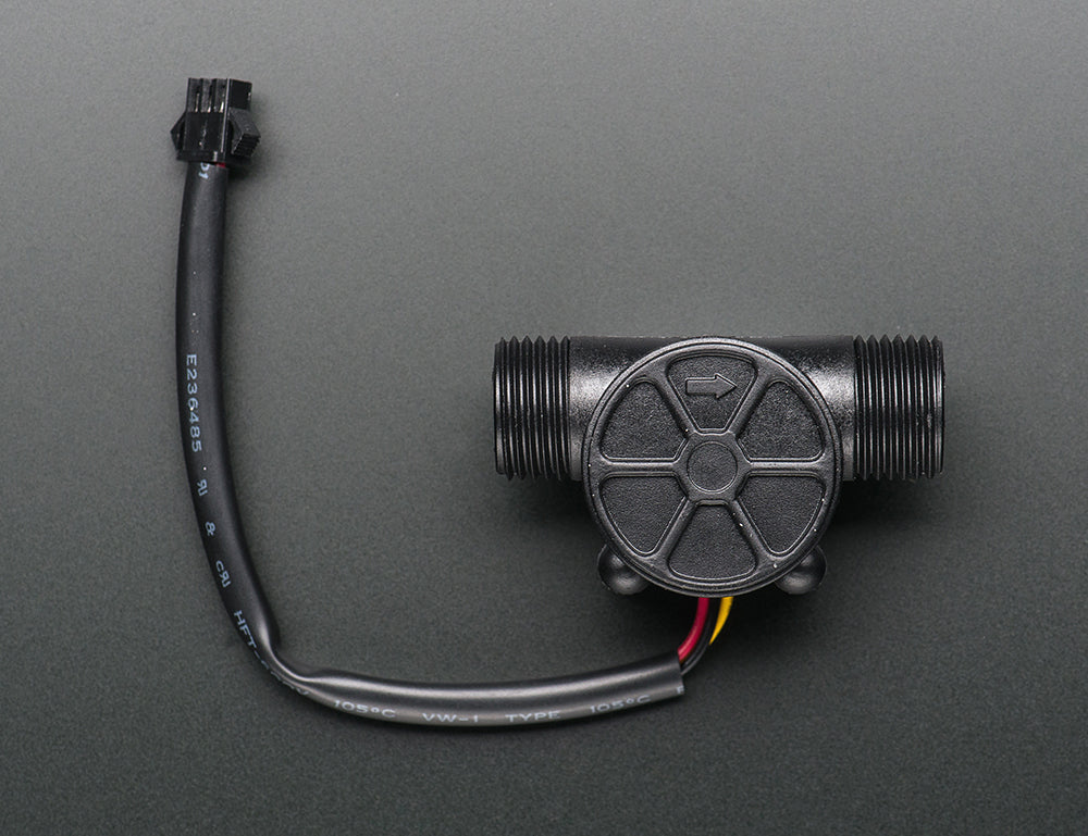 Liquid Flow Meter - Plastic 1/2" NPS Threaded