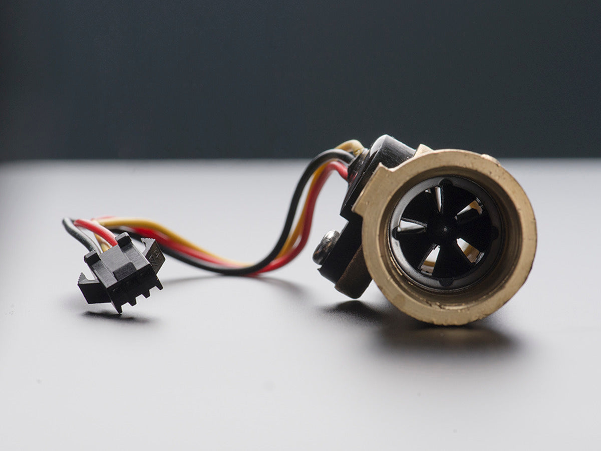 Liquid Flow Meter - Brass 1/2" Nominal Threaded