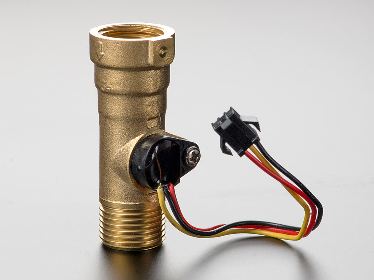 Liquid Flow Meter - Brass 1/2" Nominal Threaded